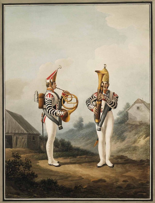 Сочинение по картине: Зауервейд - "Музыканты лейб-гвардии Павловского полка"