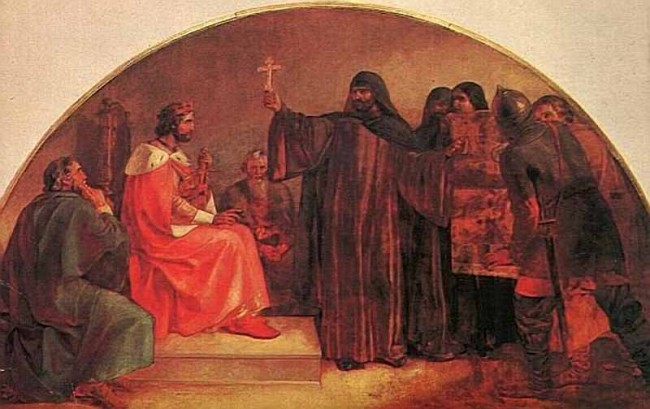 Сочинение по картине: Завьялов - "Выбор веры великим князем Владимиром"