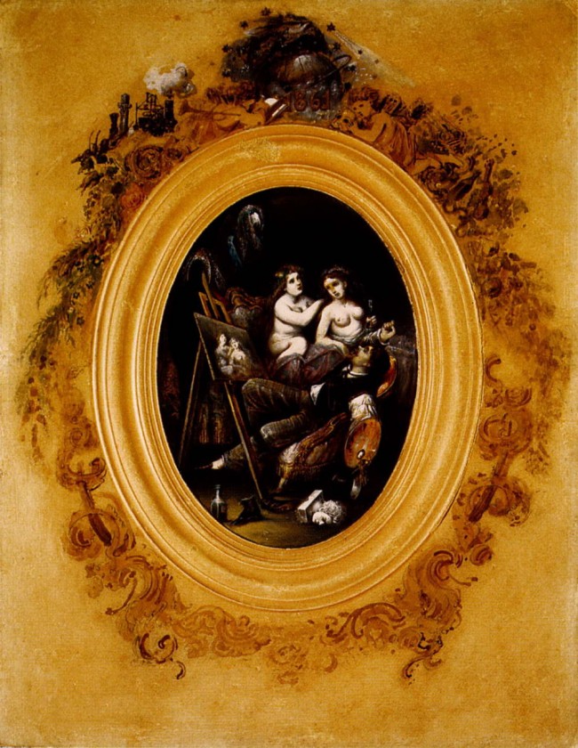 Сочинение по картине: Зичи - "Автропортрет-шарж"