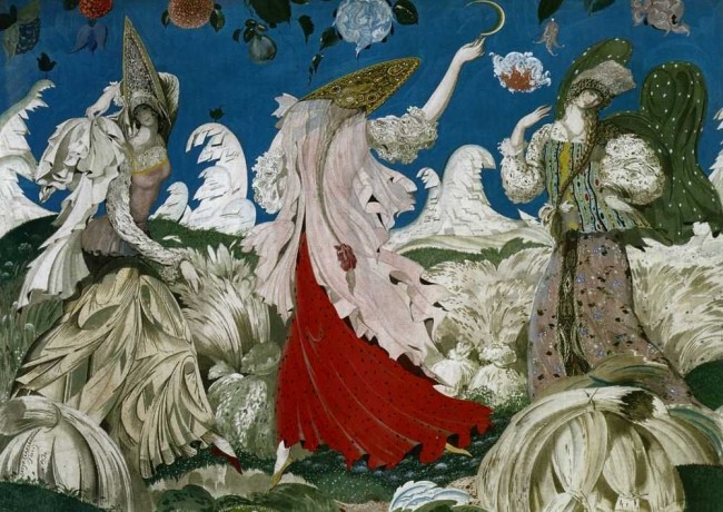 Сочинение по картине: Чехонин - "Обложка художественного журнала «Жар-птица»"