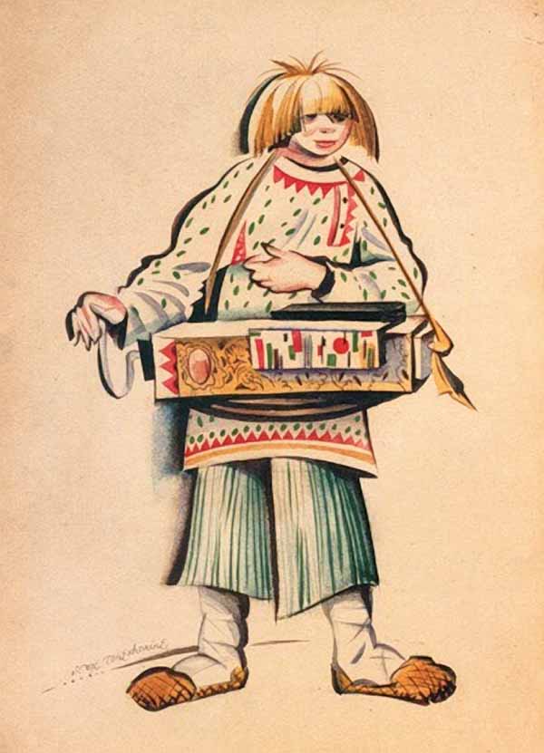 Сочинение по картине: Чехонин - "Шарманщик"