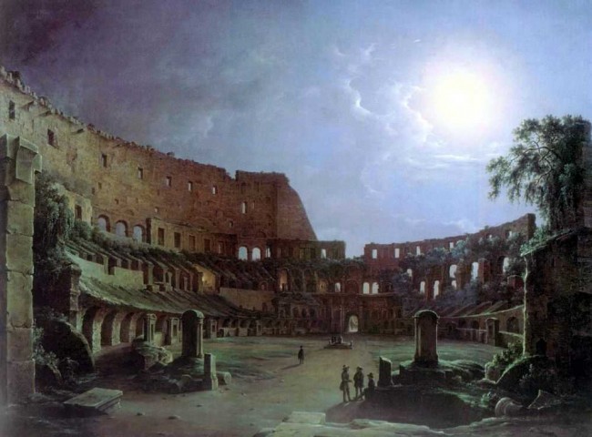 Сочинение по картине: Чернецовы - "Колизей в лунную ночь"