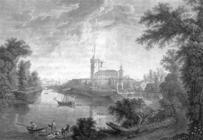 Сочинение по картине: Ческий - "Вид крепости города Павловска со стороны озера"