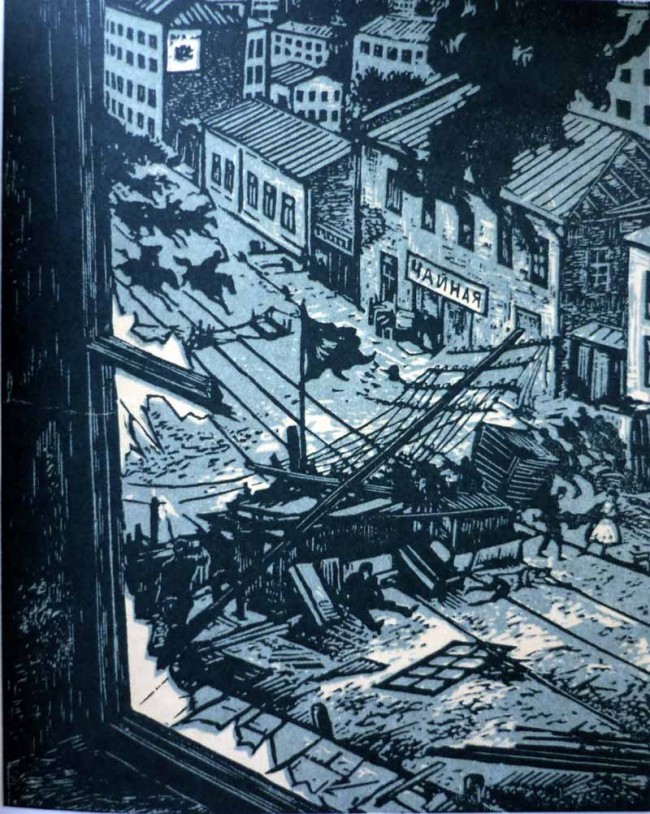 Сочинение по картине: Фалилеев - "Баррикада на Пресне"