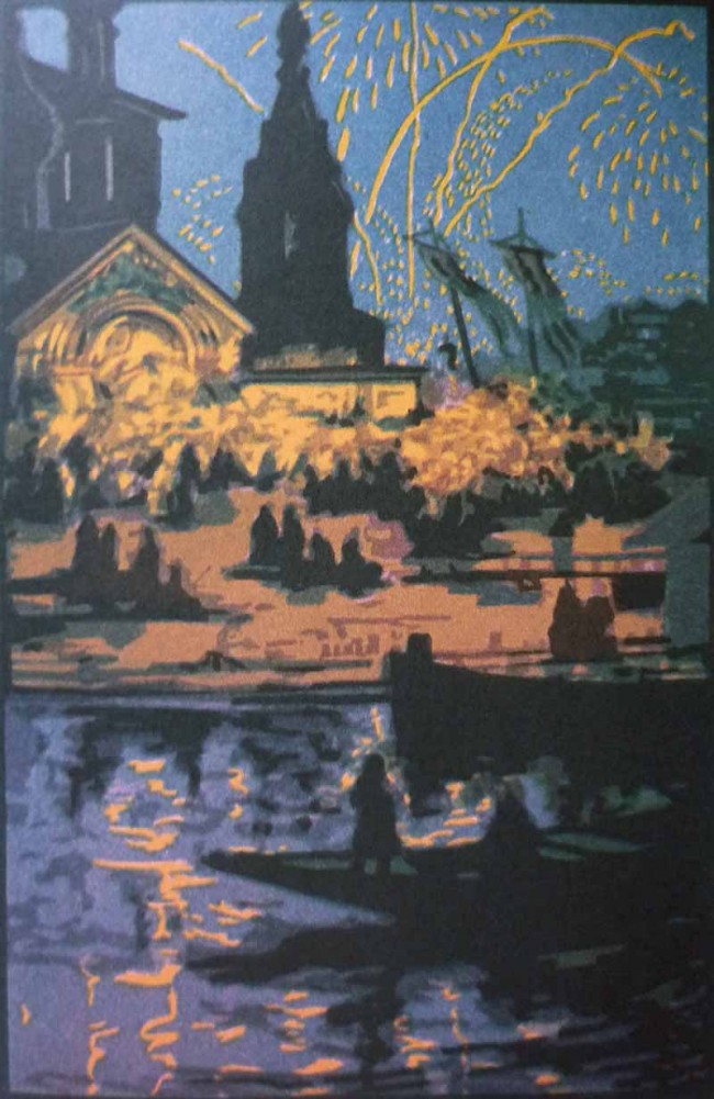 Сочинение по картине: Фалилеев - "Пасхальная ночь на Волге"