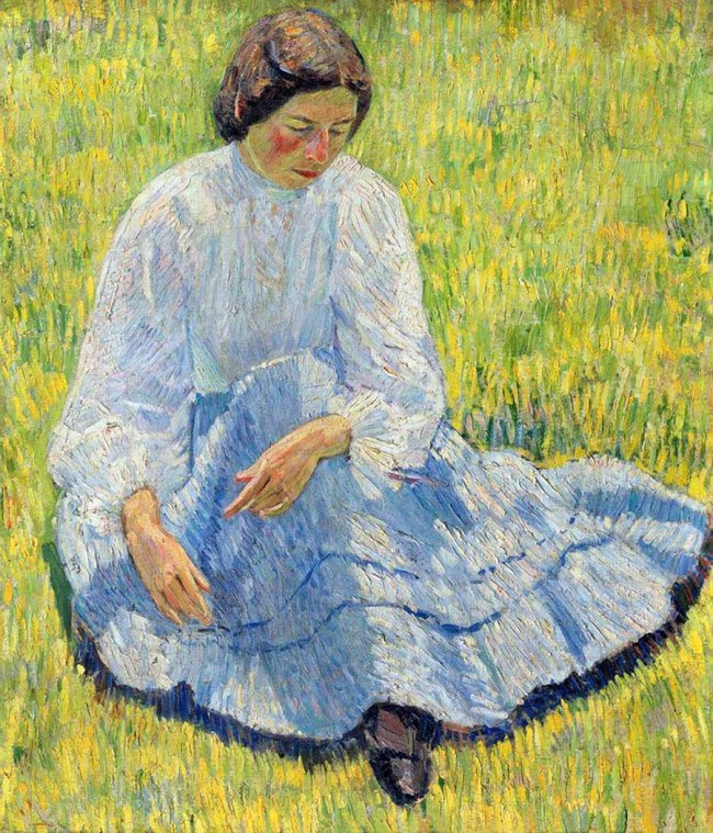 Сочинение по картине: Фальк - "Лиза на солнце"