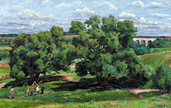 Сочинение по картине: Федоров - "На сенокос"