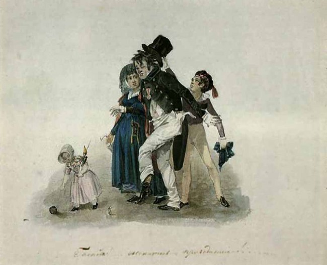 Сочинение по картине: Федотов - "Господа! Женитесь -пригодится!"