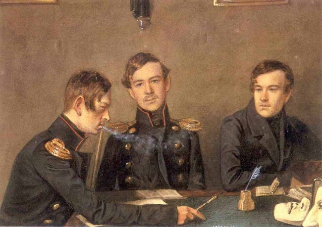 Сочинение по картине: Федотов - "Групповой портрет Андрея, Григория и Александра Васильевичей Дружининых"