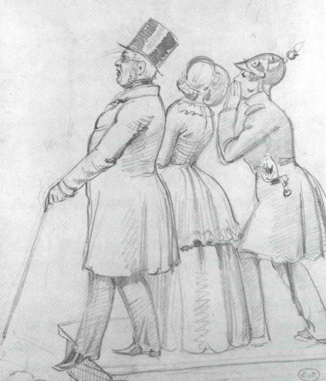 Сочинение по картине: Федотов - "На ушко"