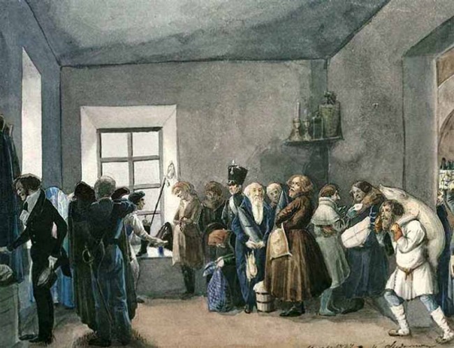 Сочинение по картине: Федотов - "Передняя частного пристава накануне большого праздника" Сочинение по картине: Федотов - "Передняя частного пристава накануне большого праздника"