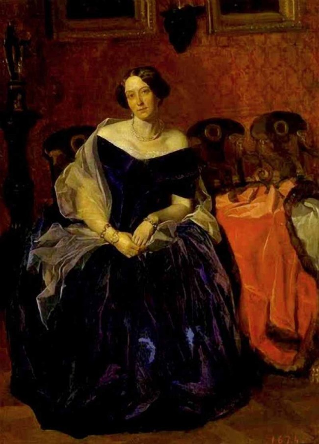 Сочинение по картине: Федотов - "Портрет М.И.Крыловой"