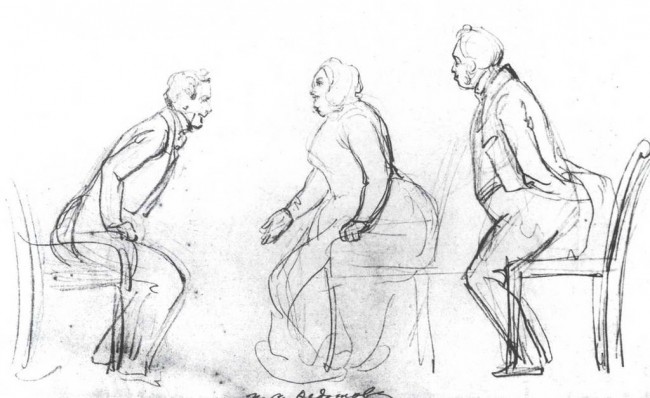 Сочинение по картине: Федотов - "Прошу садиться"