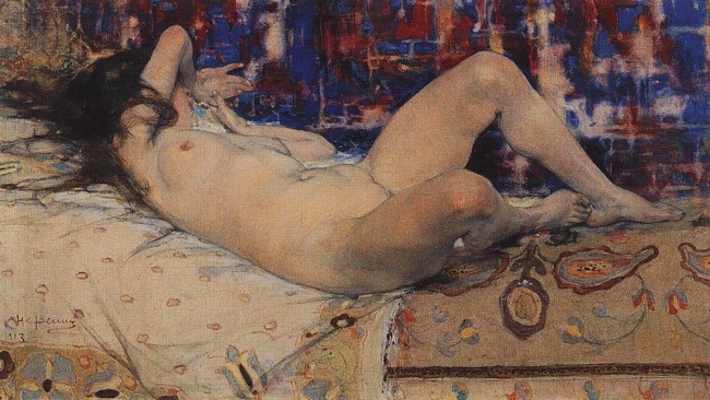 Сочинение по картине: Фешин - "Натурщица"