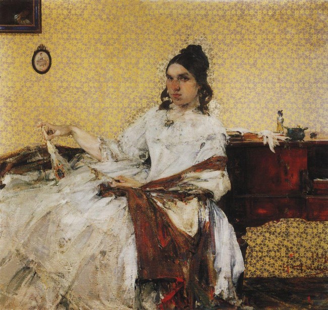 Сочинение по картине: Фешин - "Портрет Н.М.Сапожниковой"