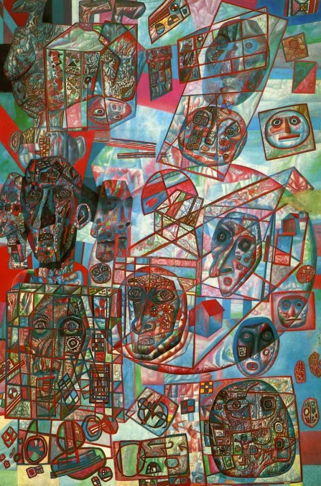 Сочинение по картине: Филонов - "Человек в мире"