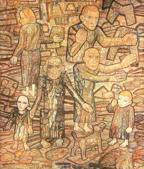 Сочинение по картине: Филонов - "После набега" Сочинение по картине: Филонов - "После набега"