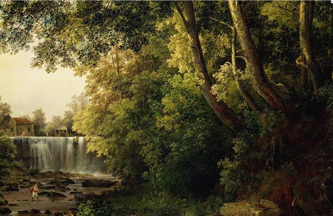 Сочинение по картине: Фрикке - "Вид на мызе «Фалль» графа А.Х. Бенкендорфа близ Ревеля"