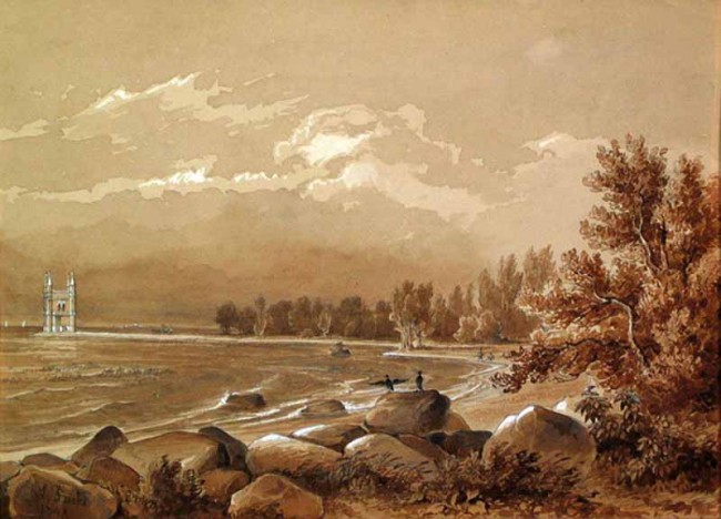 Сочинение по картине: Фрикке - "Вид побережья в Петергофе"