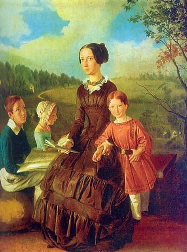 Сочинение по картине: Хруцкий - "Семейный портрет"