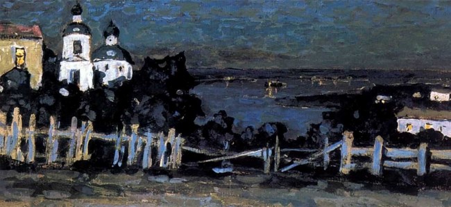 Сочинение по картине: Петровичев - "Ночь"