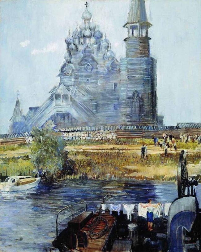 Сочинение по картине: Пименов - "Кижи. Старинная красота"