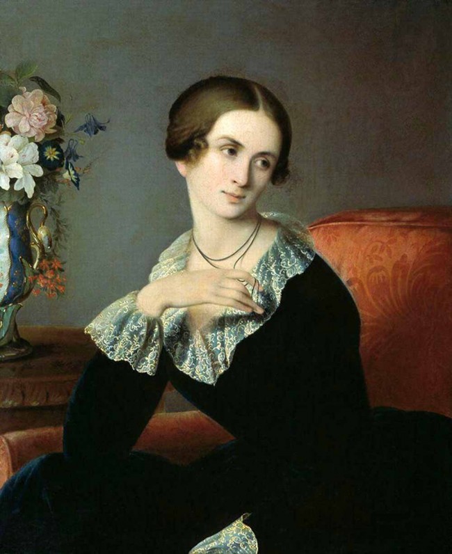 Сочинение по картине: Плюшар - "Портрет неизвестной"