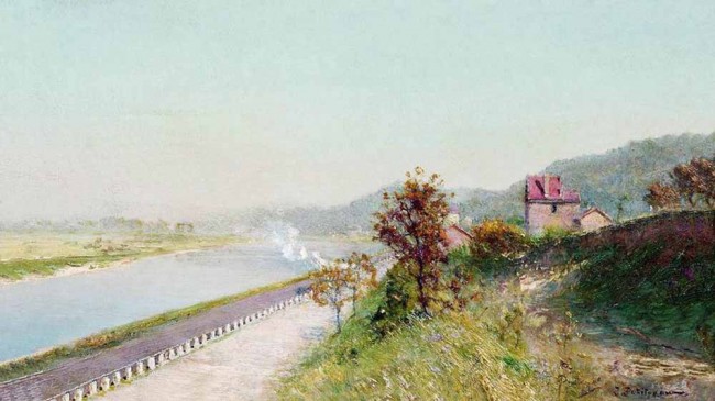 Сочинение по картине: Похитонов - "Нормандия. Вид на Суверен-Вандр от императорской фермы"