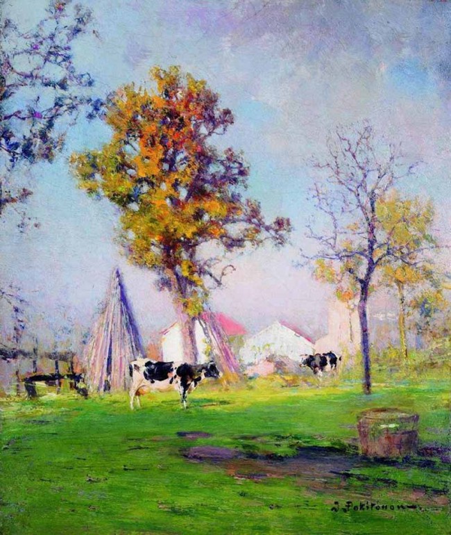 Сочинение по картине: Похитонов - "Окрестности Льежа" Сочинение по картине: Похитонов - "Окрестности Льежа"