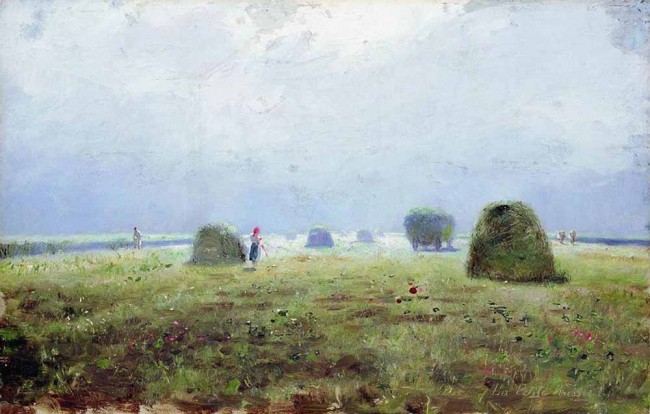 Сочинение по картине: Похитонов - "Сенокос"