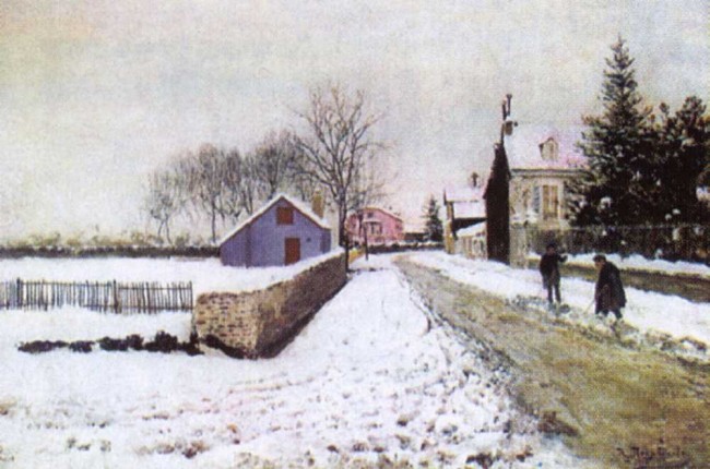 Сочинение по картине: Похитонов - "Снег в По"