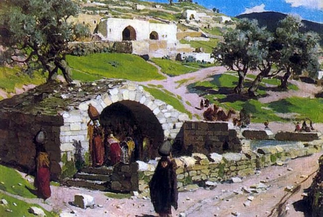 Сочинение по картине: Поленов - "Источник девы Марии в Назарете"