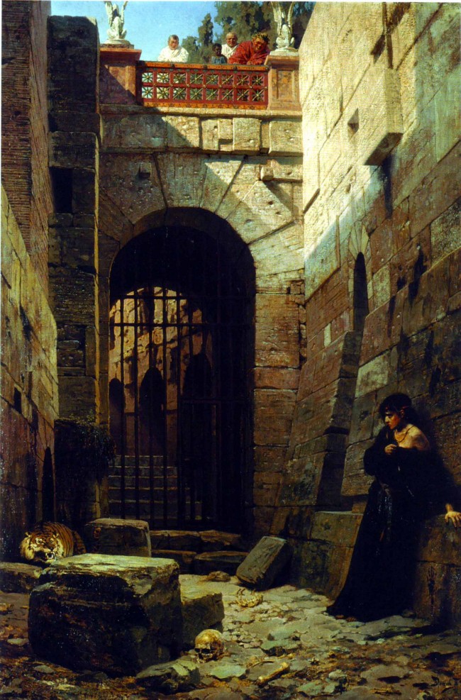 Сочинение по картине: Поленов - "Цезарская забава"