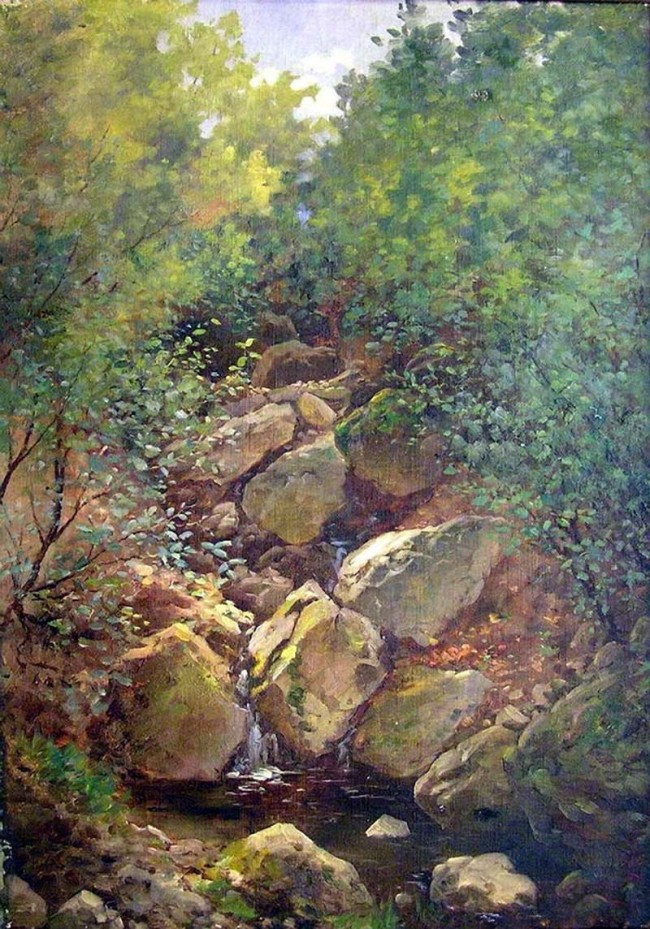 Сочинение по картине: Попов - "Ручеек"