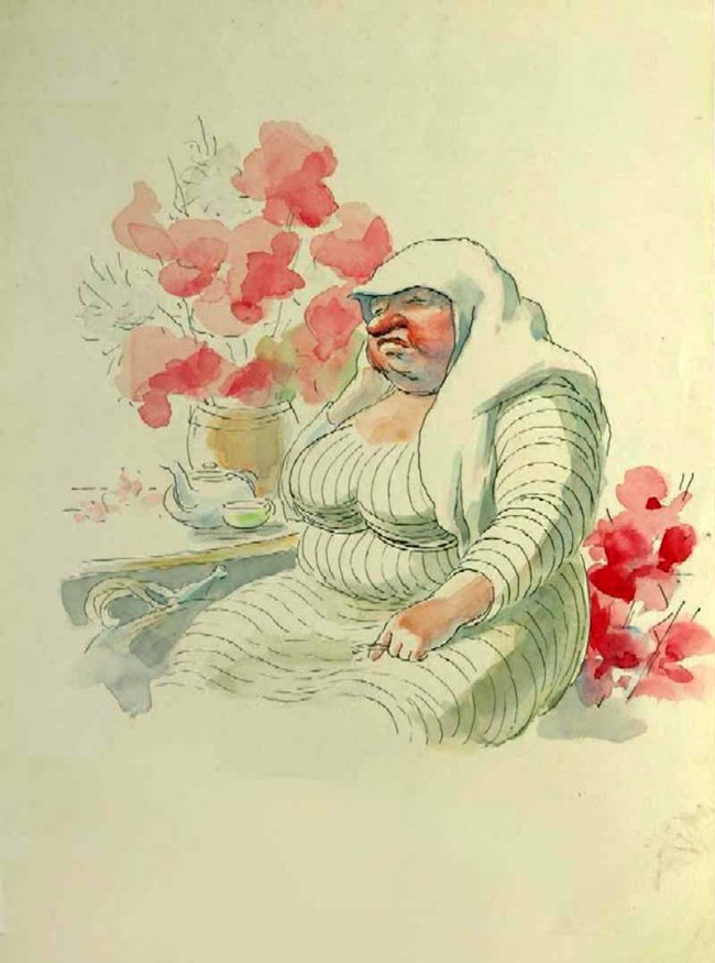 Сочинение по картине: Пророков - "Женщина у стола"