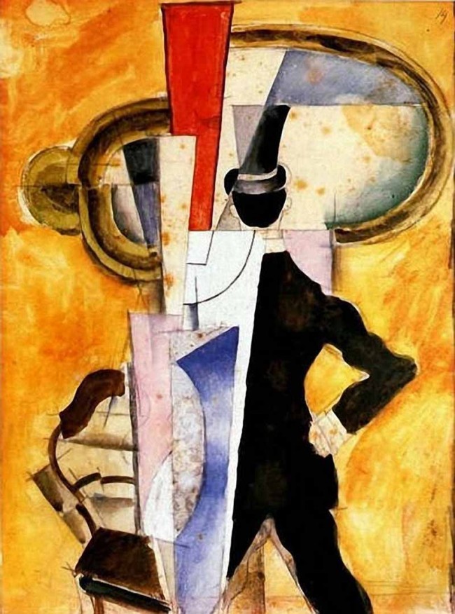 Сочинение по картине: Пуни - "Автопортрет в зеркале"