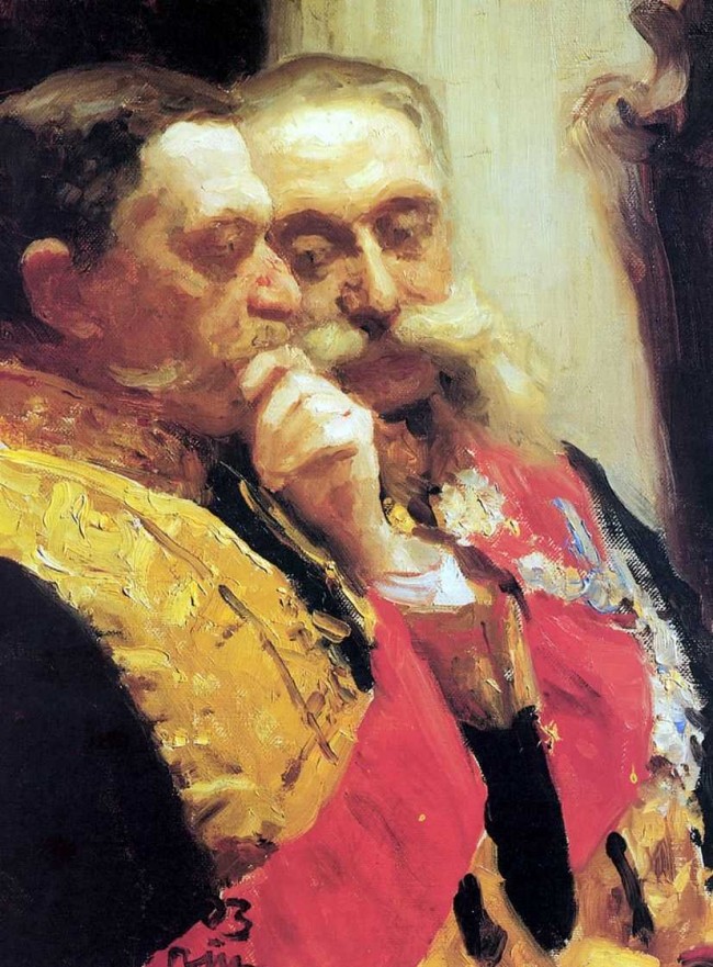 Сочинение по картине: Репин - "И.Л.Горемыкин и Н.Н.Герард"