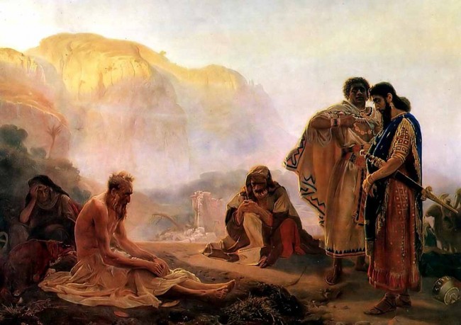 Сочинение по картине: Репин - "Иов и его друзья"