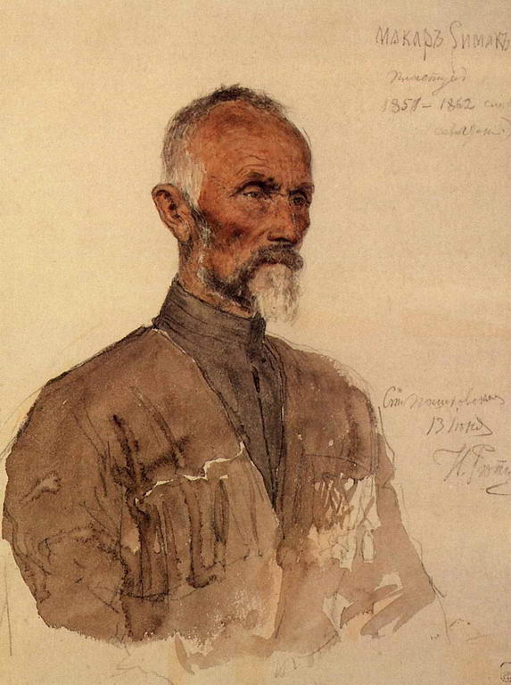 Сочинение по картине: Репин - "Макар Симак"