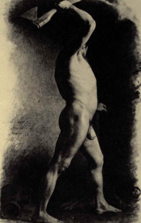 Сочинение по картине: Репин - "Натурщик с топором"