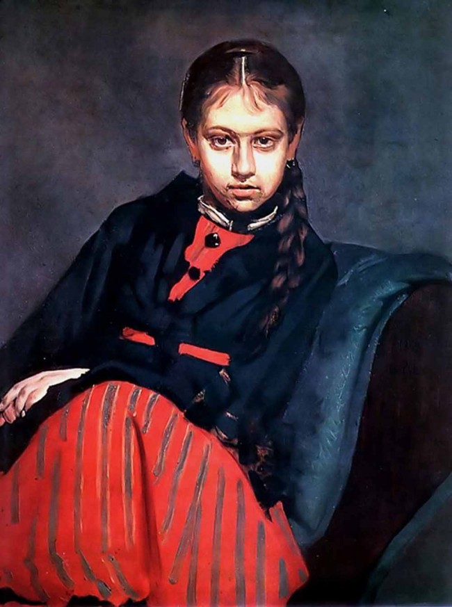 Сочинение по картине: Репин - "Портрет Веры Шевцовой"