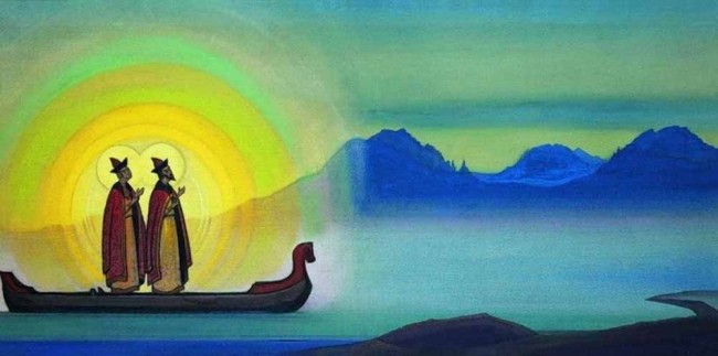 Сочинение по картине: Рерих - "Борис и Глеб"