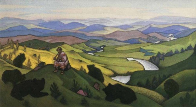 Сочинение по картине: Рерих - "Чары звериные"