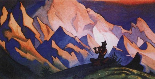 Сочинение по картине: Рерих - "Кришна" Сочинение по картине: Рерих - "Кришна"