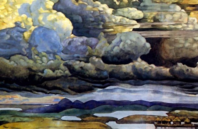 Сочинение по картине: Рерих - "Небесная битва"