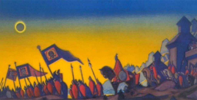 Сочинение по картине: Рерих - "Поход Игоря"