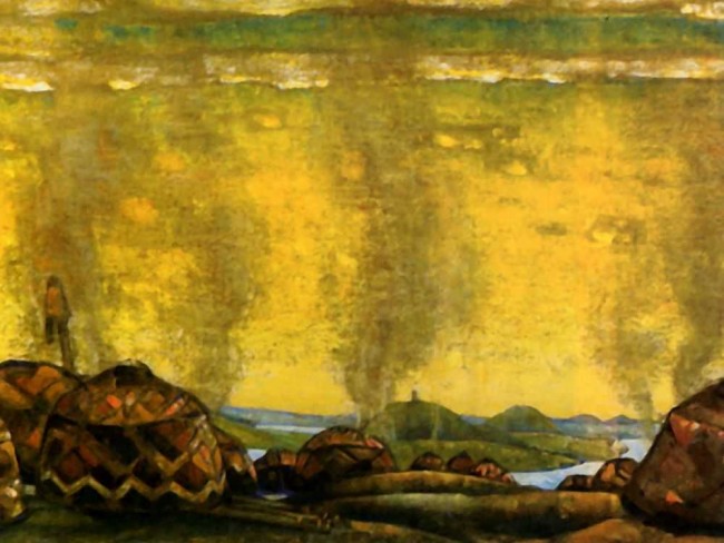 Сочинение по картине: Рерих - "Половецкий стан"