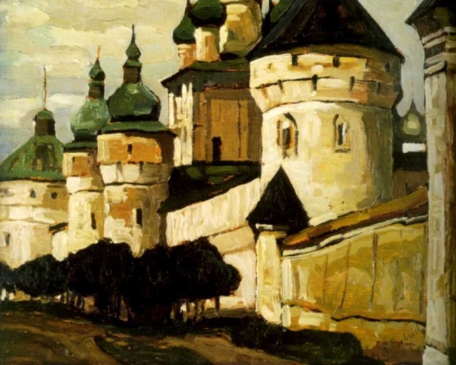 Сочинение по картине: Рерих - "Ростов Великий"