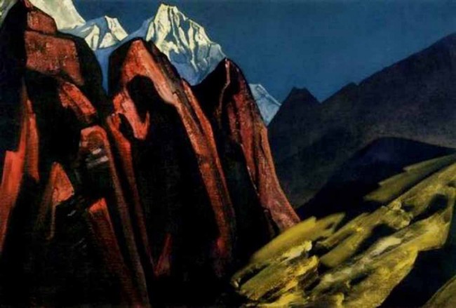 Сочинение по картине: Рерих - "Тень Учителя. Тибет"