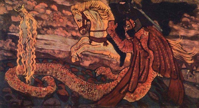 Сочинение по картине: Рерих - "Змиевна"